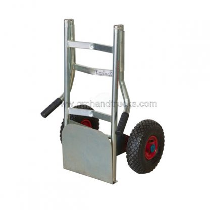 Carrello pieghevole in acciaio zincato ripiegato