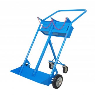 Portabombole biposto lt.40/50 Trasformabile con maniglione e cassetta