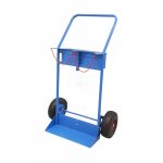 Portabombole biposto lt.40/50 con Ruote Pneumatiche e maniglione