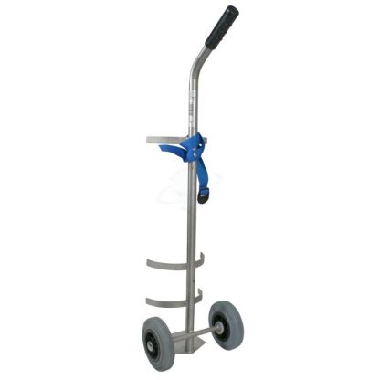 Carrelli portabombole ambienti sanitari10/14 litri acciaio inox