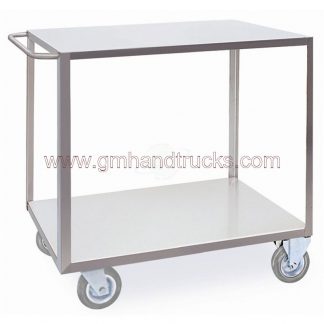 Maxi carrello a 2 piani lisci spessore lamiera 15/10