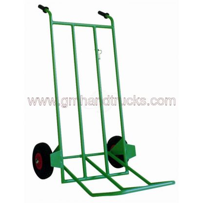 Carrelli portabagagli portasacchi pedana ribaltabile ruote pneumatiche dettaglio