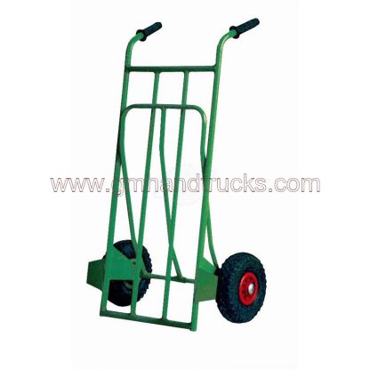 Carrelli portabagagli portasacchi pedana ribaltabile ruote pneumatiche alette