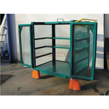 Carrello a gabbia senza freno attivo - Portavalori