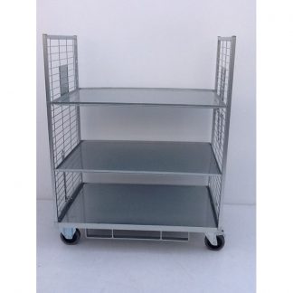 Carrello Roll Picking delle merci  gancio e barra timone