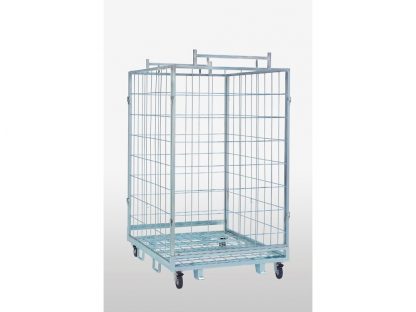 Carrello Rollbox GV in rete movimentazione stoccaggio merci