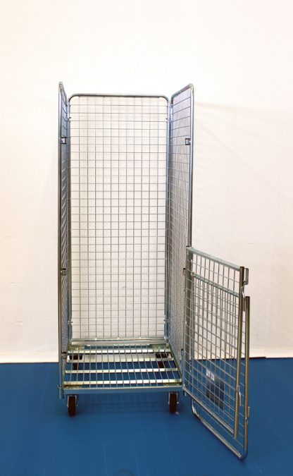 Carrello Rollcontainer LUXURY 4 pareti per biancheria