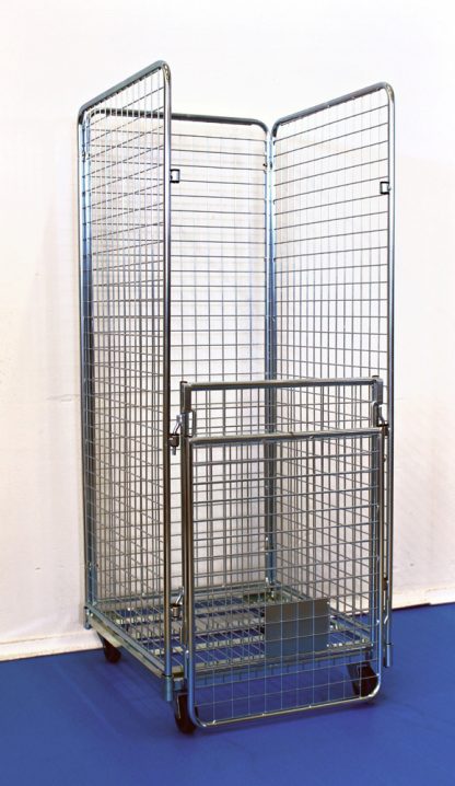Carrello Rollcontainer LUXURY 4 pareti per biancheria