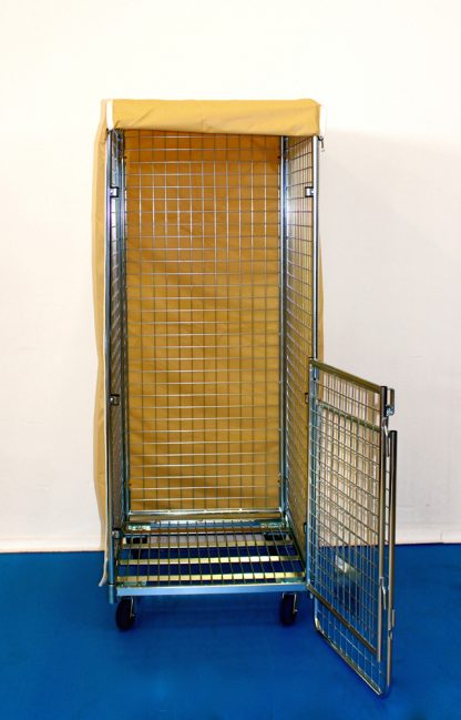 Carrello Rollcontainer LUXURY 4 pareti per biancheria
