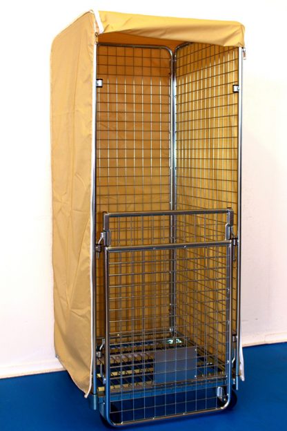 Carrello Rollcontainer LUXURY 4 pareti per biancheria
