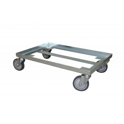 Carrello Zincato Lean Production per Trasporto Contenitori Norma Europa