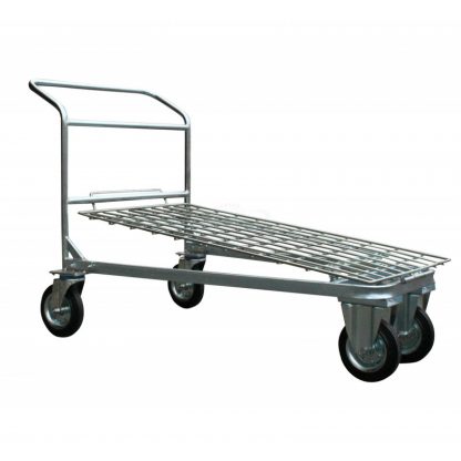 Cash&Carry interamente zincato con piano in rete zincata elettrosaldata