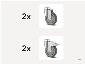 KM1000 | Replacement castors 125 mm