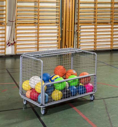Carrello in rete richiudibile per per giocattoli / palloni KM199