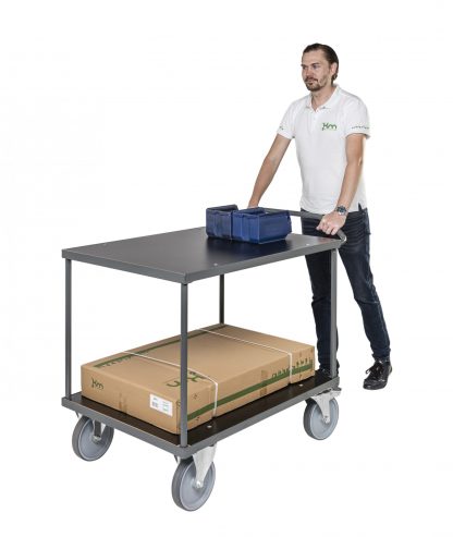 Carrello di servizio in varie dimensioni con o senza freno KM337-3B-ERGO