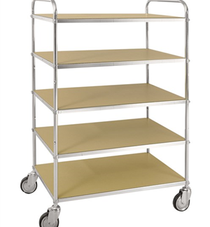 KM4124-ESD | ESD shelf trolley 5 shelves