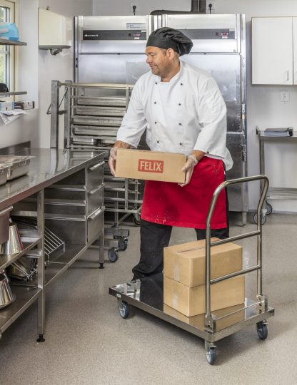 Carrello a piattaforma in acciaio inox KM60360 C2