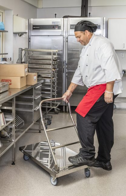Carrello a piattaforma in acciaio inox KM60360 C2