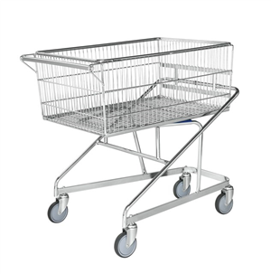 Carrello spesa Elettro galvanizzato in rete KM36720