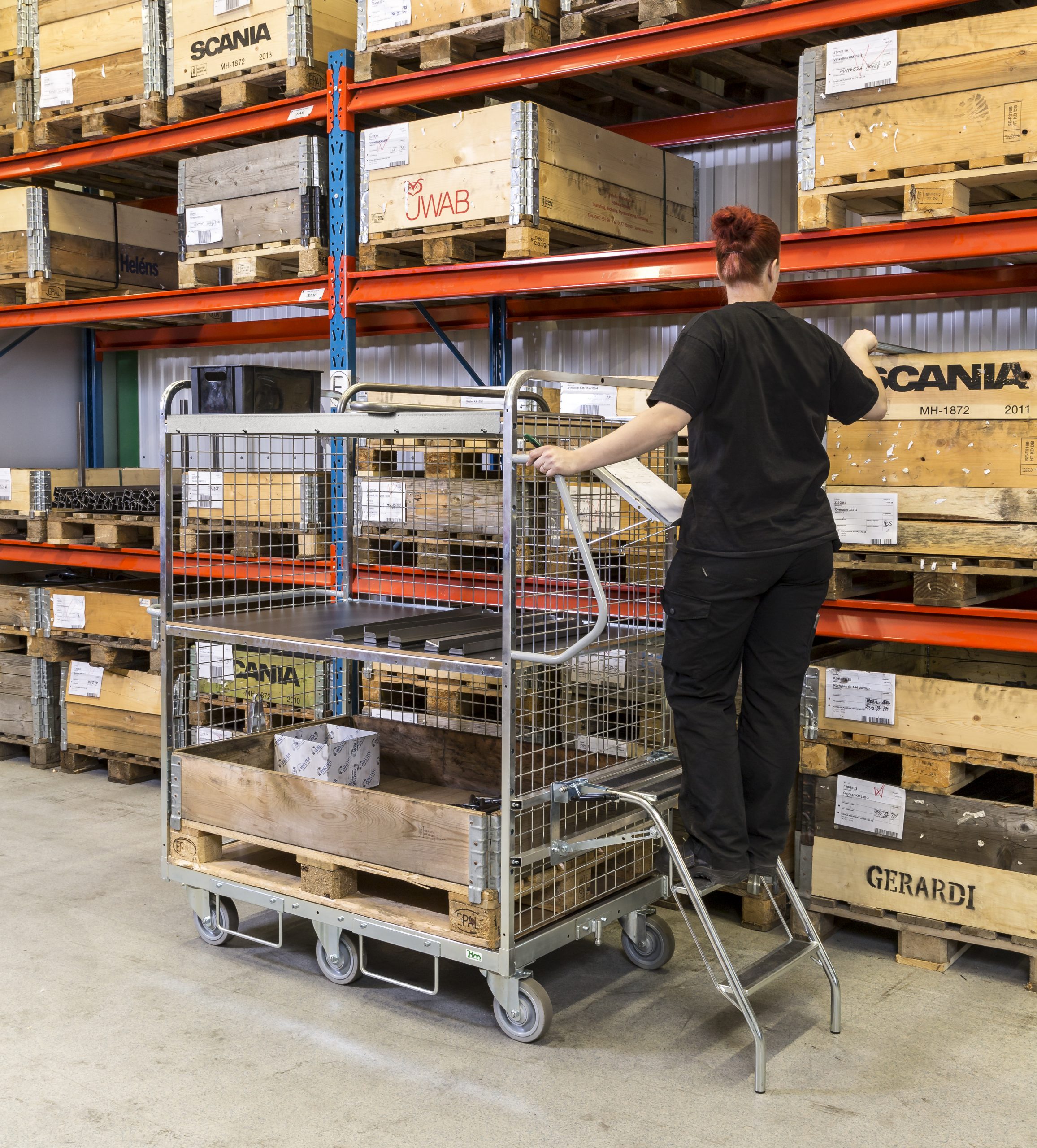 Grande Carrello Porta Tutto Flessibile Per Carichi Pesanti KM600 L17 Grande Carrello Porta Tutto Flessibile Per Carichi Pesanti KM600 L17
