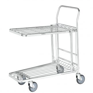 Carrelli contenitore spesa in rete metallica KM4202-E