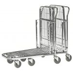 Carrelli contenitore spesa in rete metallica KM4202-E