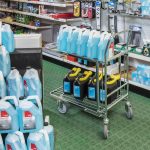 Carrelli contenitore spesa in rete metallica KM4202-E