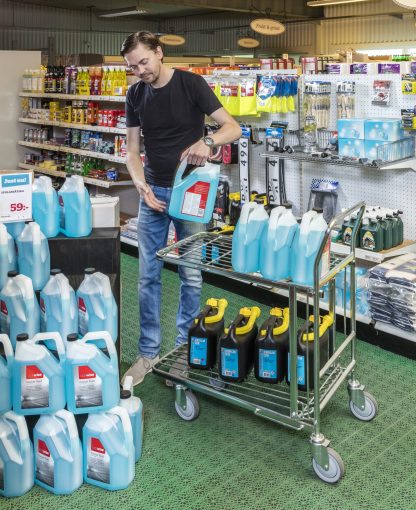 Carrelli contenitore spesa in rete metallica KM4202-E