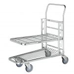 Carrelli contenitore spesa in rete metallica KM4202-E3