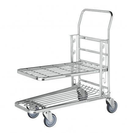 Carrelli contenitore spesa in rete metallica KM4202-E3B