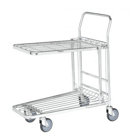 Carrelli contenitore spesa in rete metallica KM4202-EB