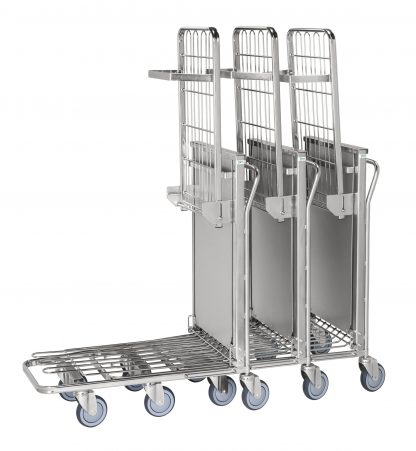 Carrelli contenitore spesa in rete metallica KM4202-F