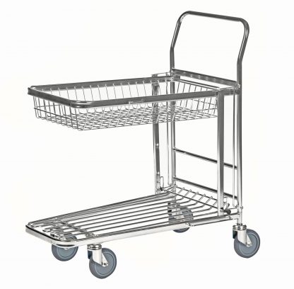 Carrelli contenitore spesa in rete metallica KM4202-K
