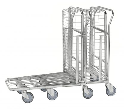 Carrelli contenitore spesa in rete metallica KM4202-K