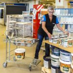 Carrelli contenitore spesa in rete metallica KM4202-K