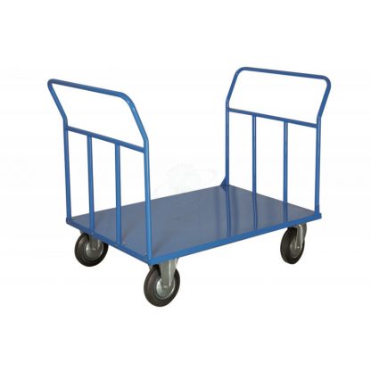 Pianale Maxi con Doppia Sponda e Ruote con Freno
