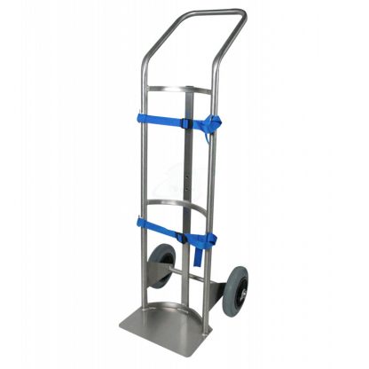 Portabombola singolo lt.40 Acciaio Inox