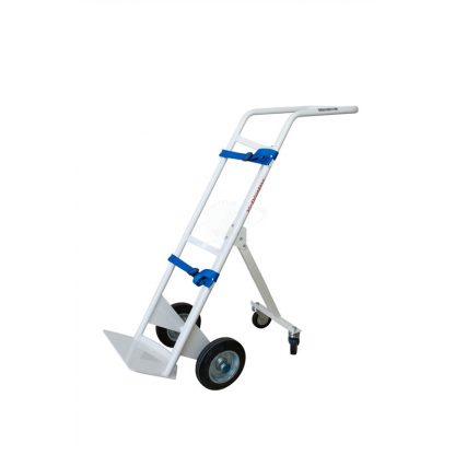 Portabombole monoposto per ambienti sanitari lt 40/50 trasformabile ruote con freno