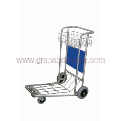 Carrelli portabagagli compenetrabile in acciaio AISI 304 4 ruote
