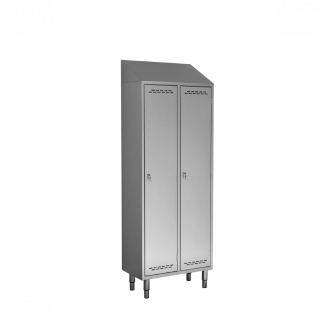 Armadietto spogliatoio 2 posti 700 x 400 x 1800 mm
