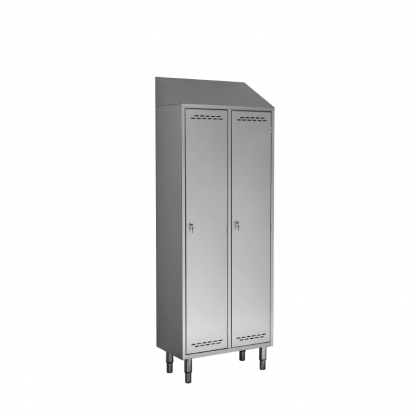 Armadietto spogliatoio 2 posti 700 x 400 x 1800 mm