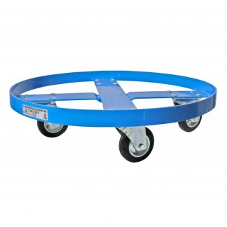 Base carrellata per fusti diametro 600 4 ruote girevoli