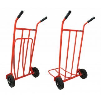 Carrelli portabagagli portasacchi leggero pedana ribaltabile gomma piena