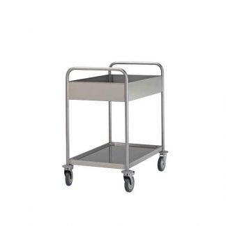 Carrello servizio per ristorazione ad 1 vasca 800 x 500 mm