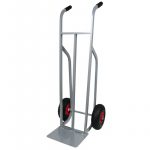 Carrello in alluminio con 2 ruote pneumatiche
