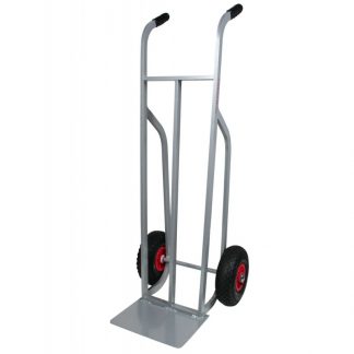 Carrello in alluminio con 2 ruote pneumatiche