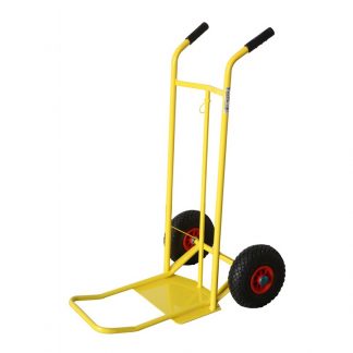 Carrelli porta sacchi entry level con doppia pedana aperto