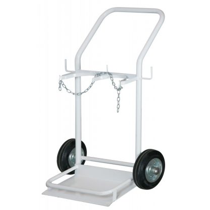 Carrelli portabombole biposto senza cassetta bianco litri 14