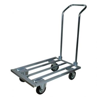 Carrelli pianale allungabile zincato con manico pieghevole maxi