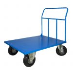 Carrelli pianale lamiera 1200 x 800 ruote antiforatura 4 girevoli